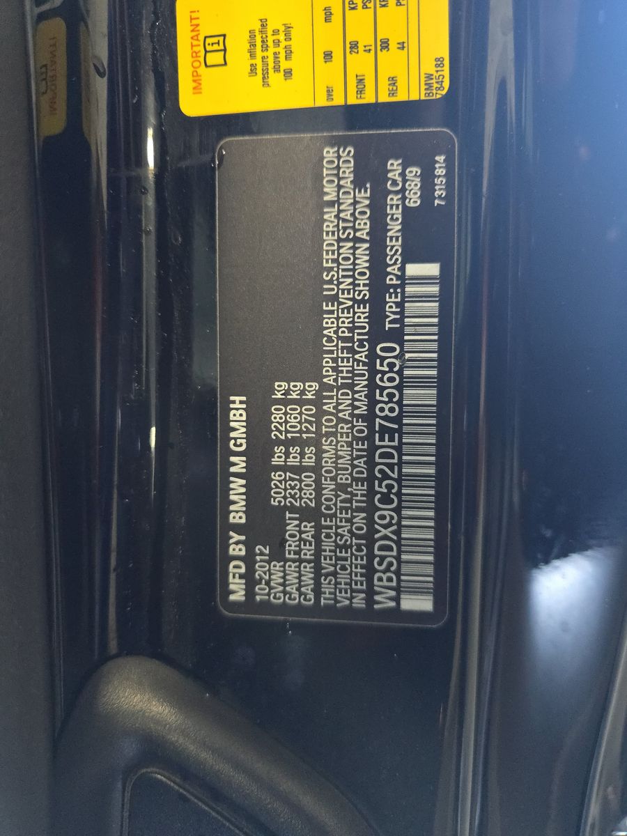 2013 BMW M3 Base RWD