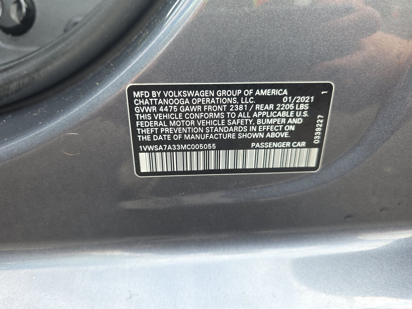 2021 Volkswagen Passat 2.0T SE FWD