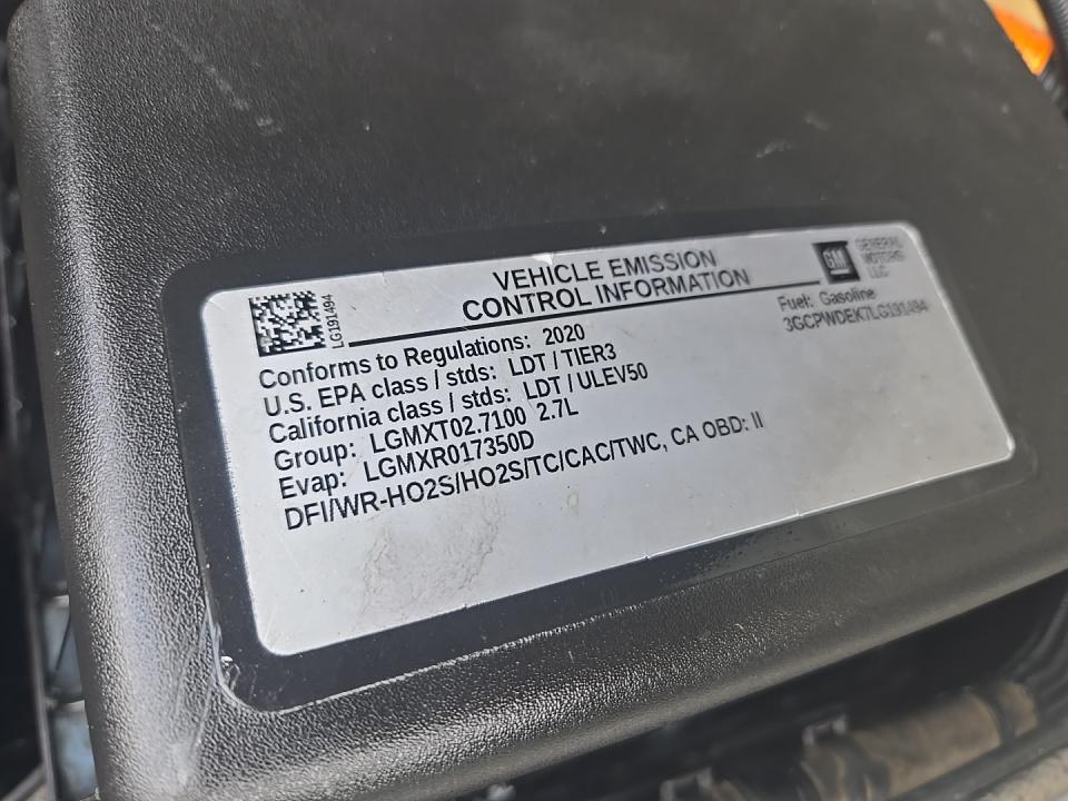 2020 Chevrolet Silverado 1500 RST RWD