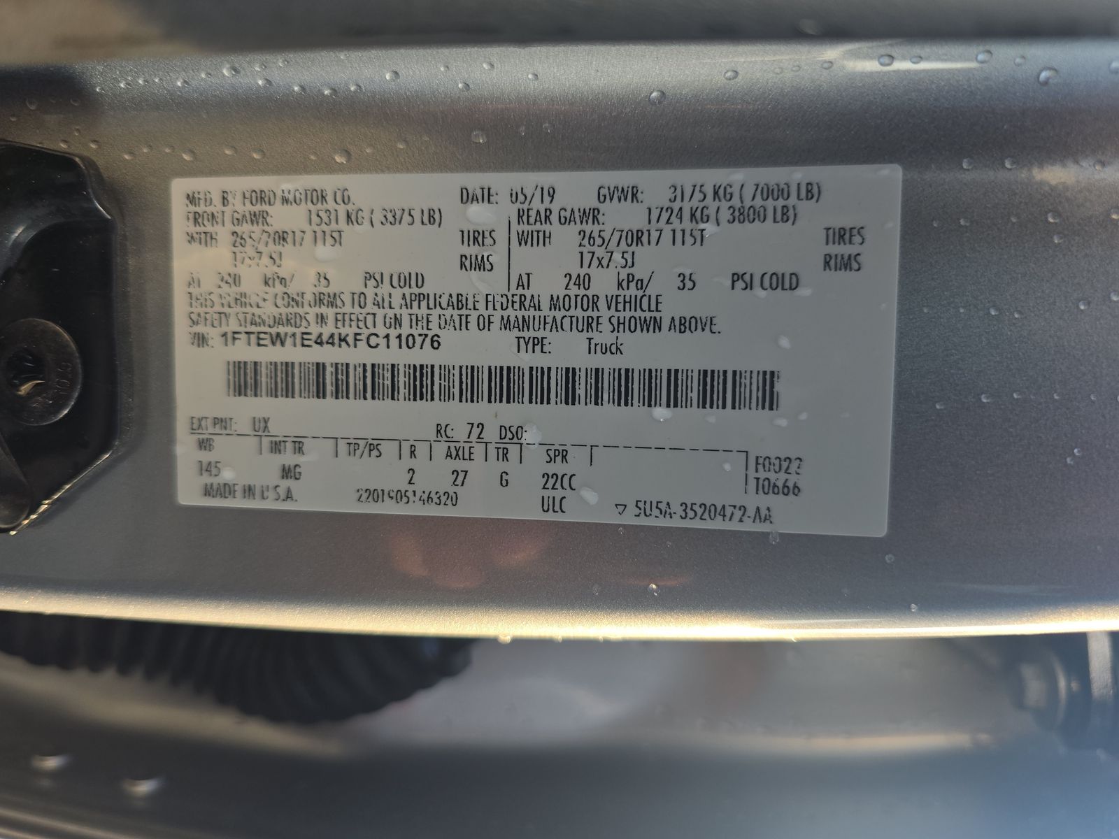 2019 Ford F-150 XLT AWD