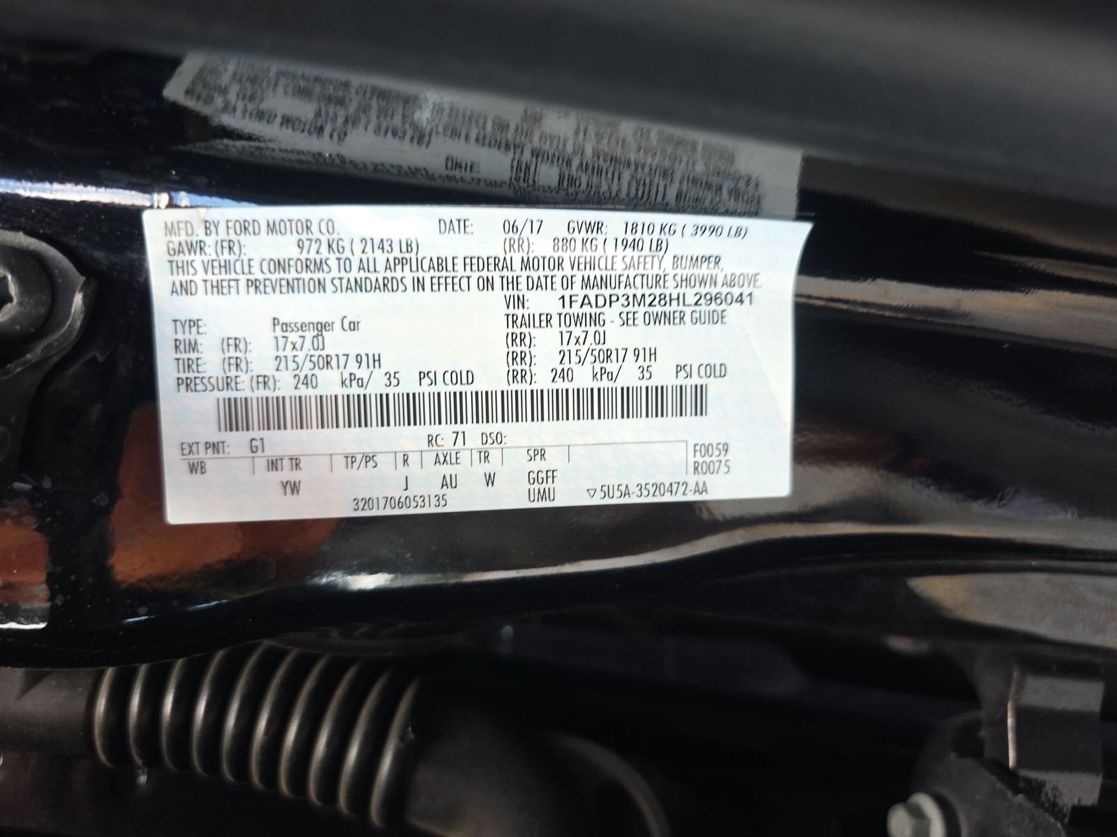 2017 Ford Focus SEL FWD