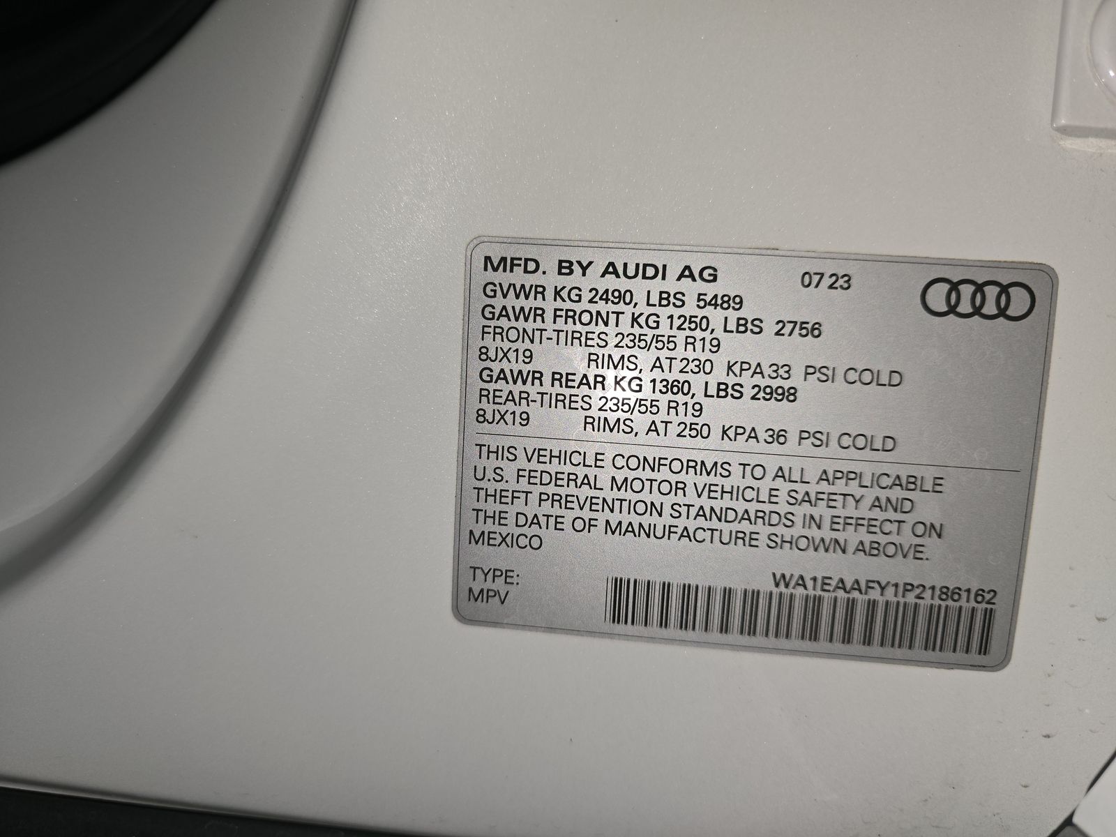 2023 Audi Q5 S line Premium Plus AWD