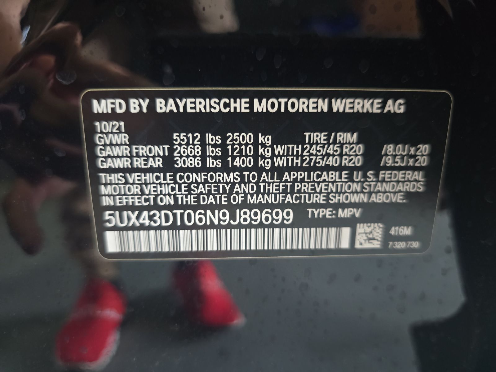 2022 BMW X4 M40i AWD