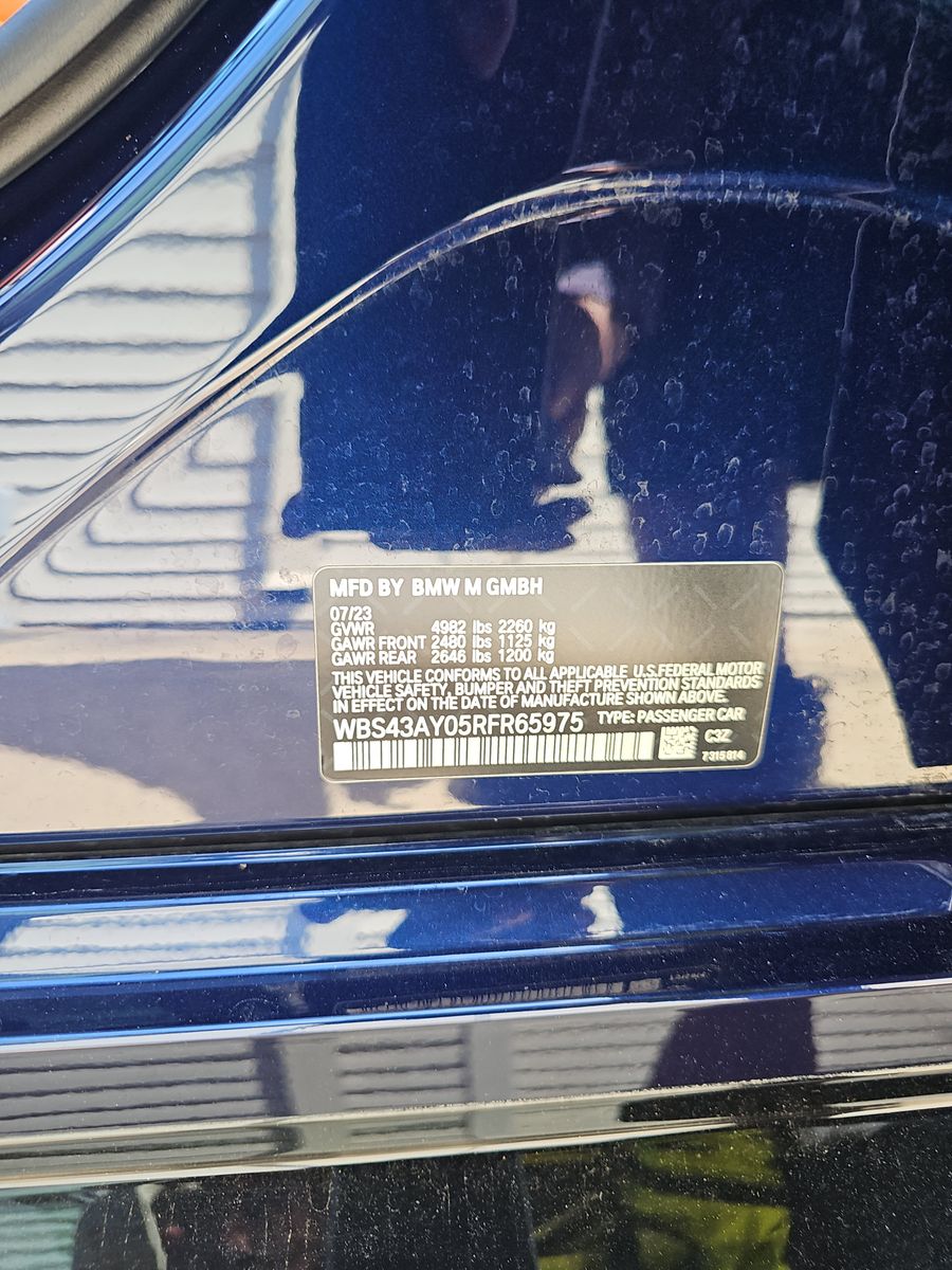 2024 BMW M3 Competition xDrive AWD