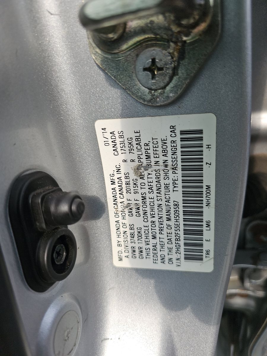 2014 Honda Civic LX FWD