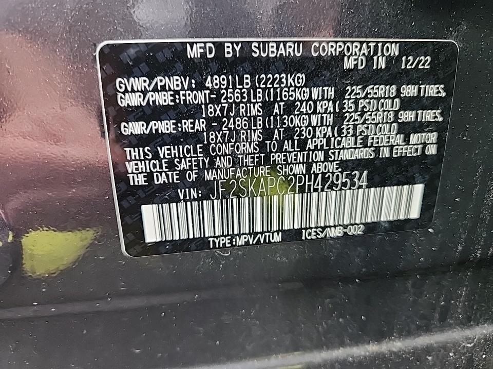 2023 Subaru Forester Limited AWD