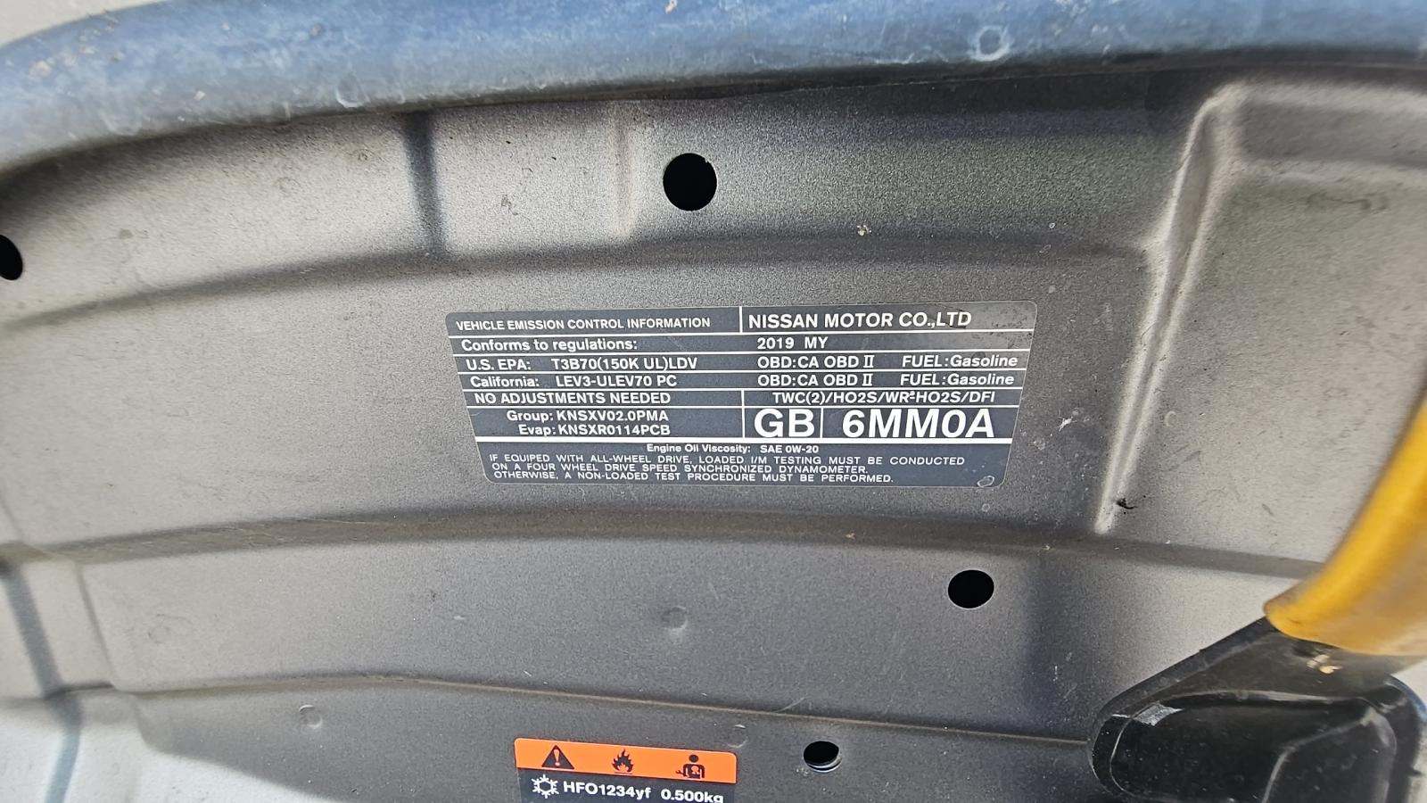 2019 Nissan Rogue Sport SV FWD