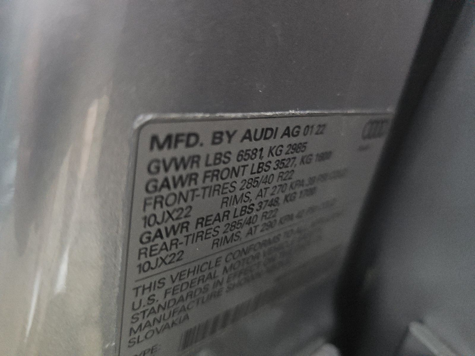 2022 Audi SQ8 Premium Plus AWD