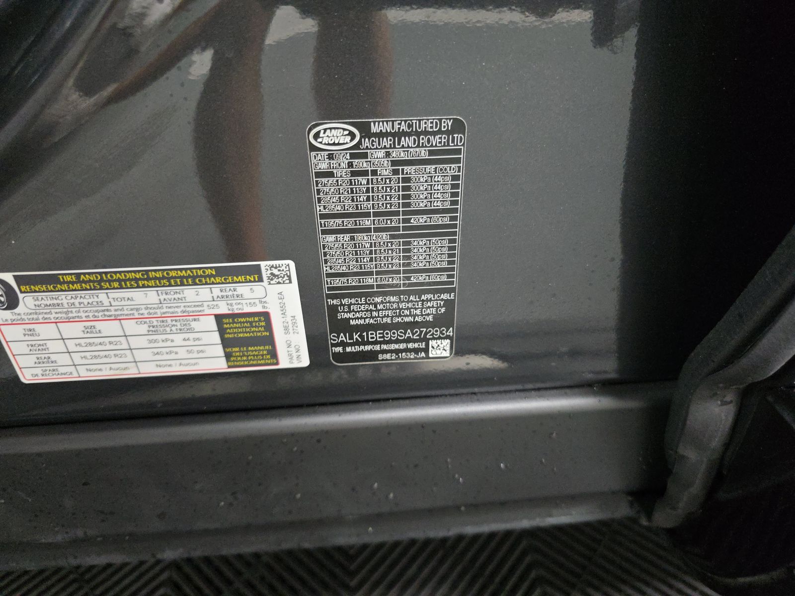 2025 Land Rover Range Rover Autobiography LWB AWD