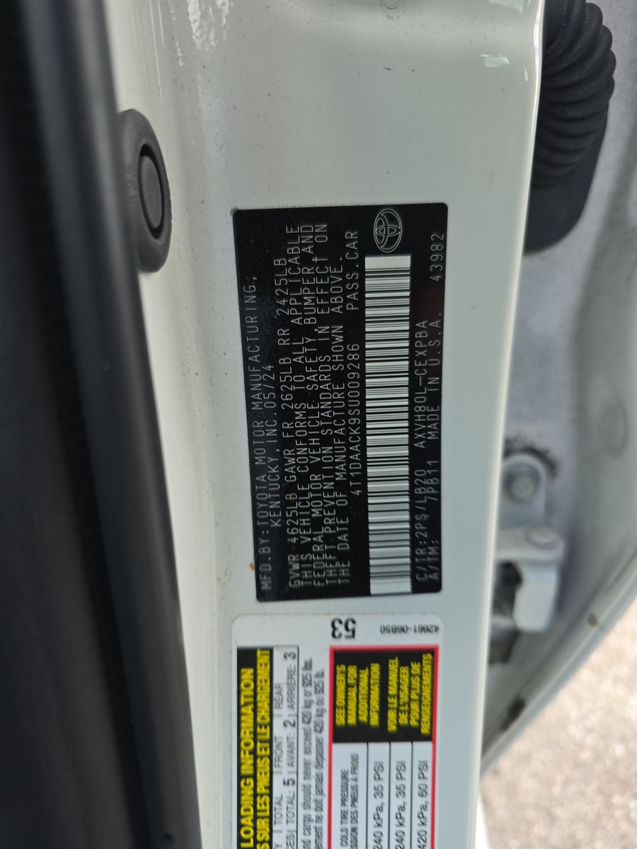 2025 Toyota Camry XSE FWD