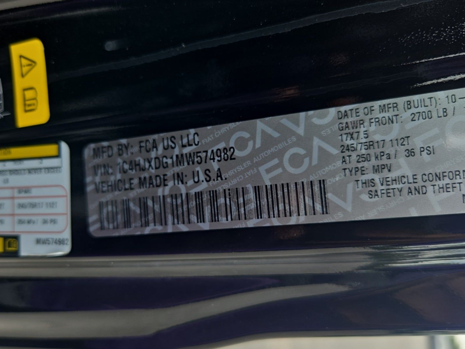 2021 Jeep Wrangler Unlimited Sport AWD