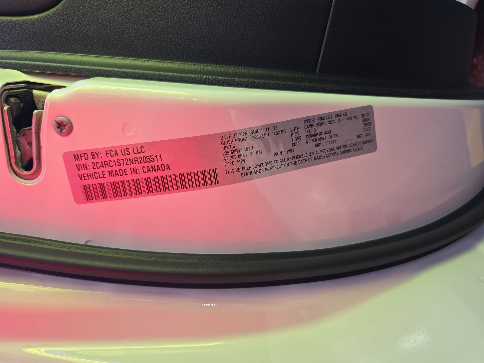 2022 Chrysler Pacifica Hybrid Limited FWD