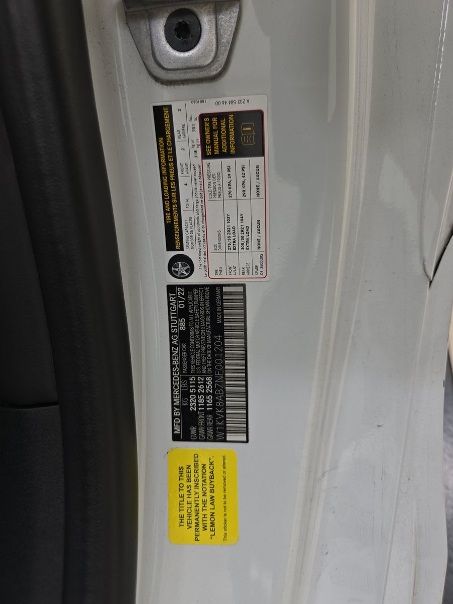 2022 Mercedes-Benz SL-Class AMG SL 55 AWD