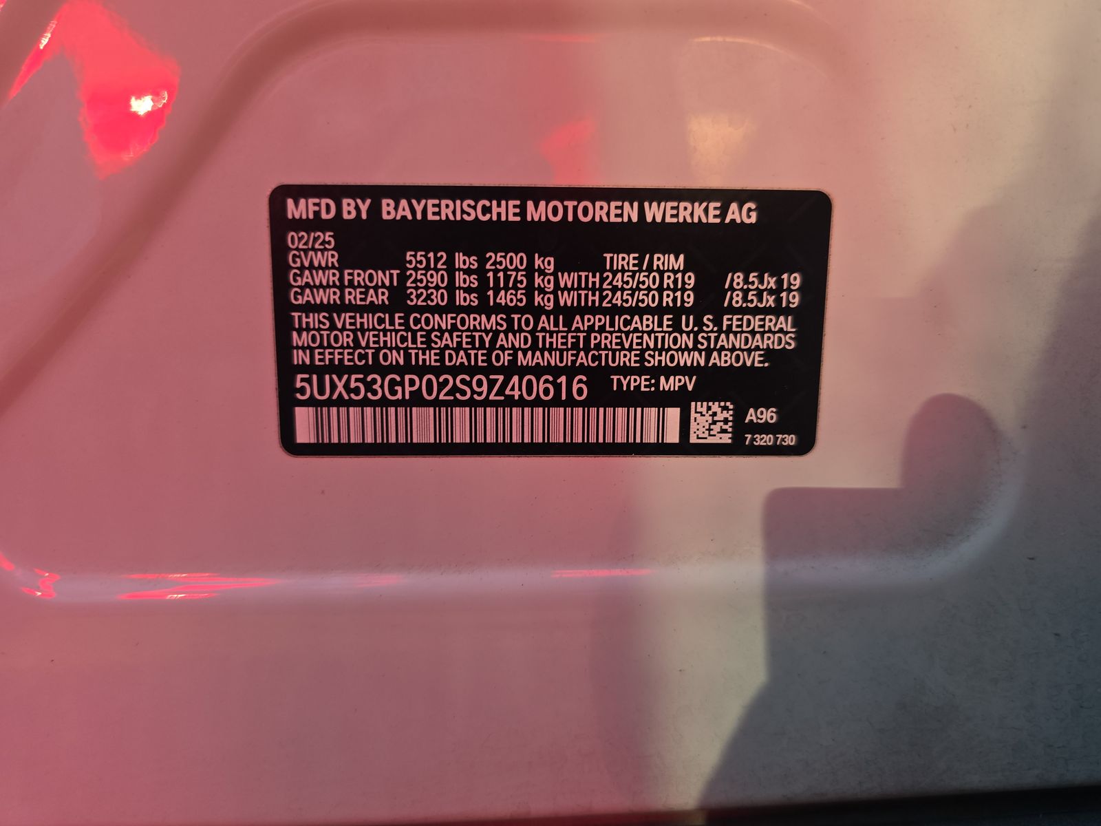 2025 BMW X3 xDrive30i AWD