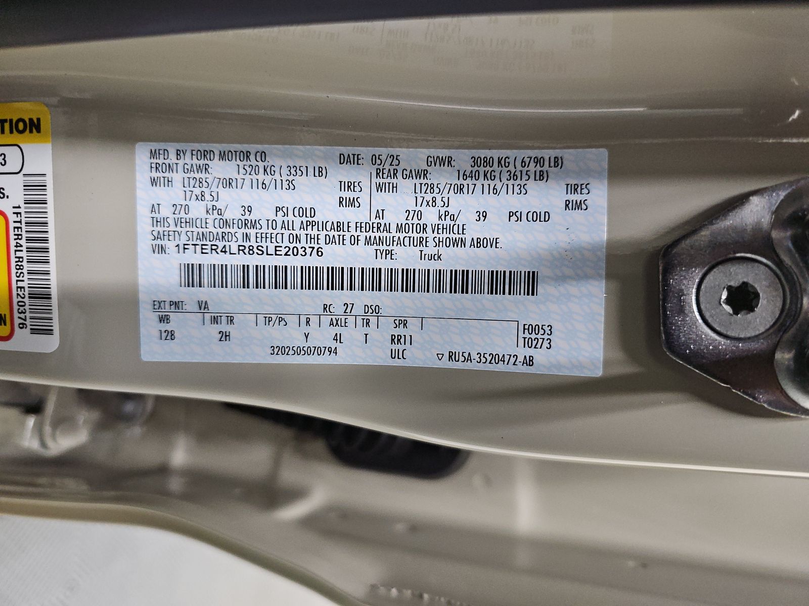 2025 Ford Ranger Raptor AWD