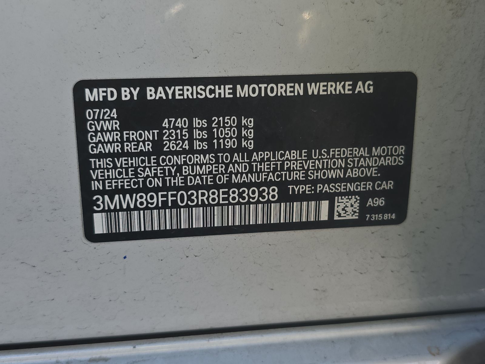 2024 BMW 3 Series 330i xDrive AWD