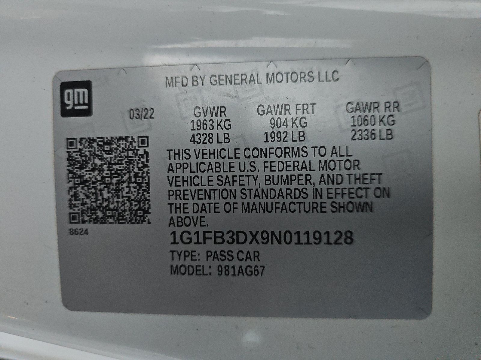 2022 Chevrolet Camaro 1LT RWD