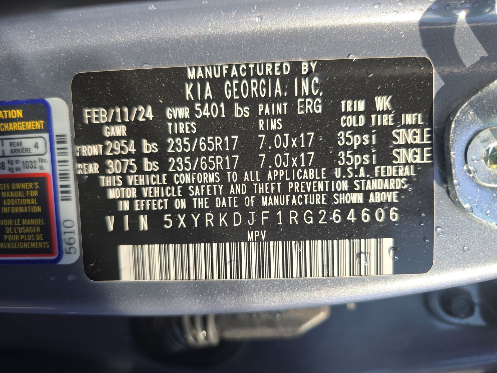 2024 Kia Sorento X-Pro SX Prestige AWD