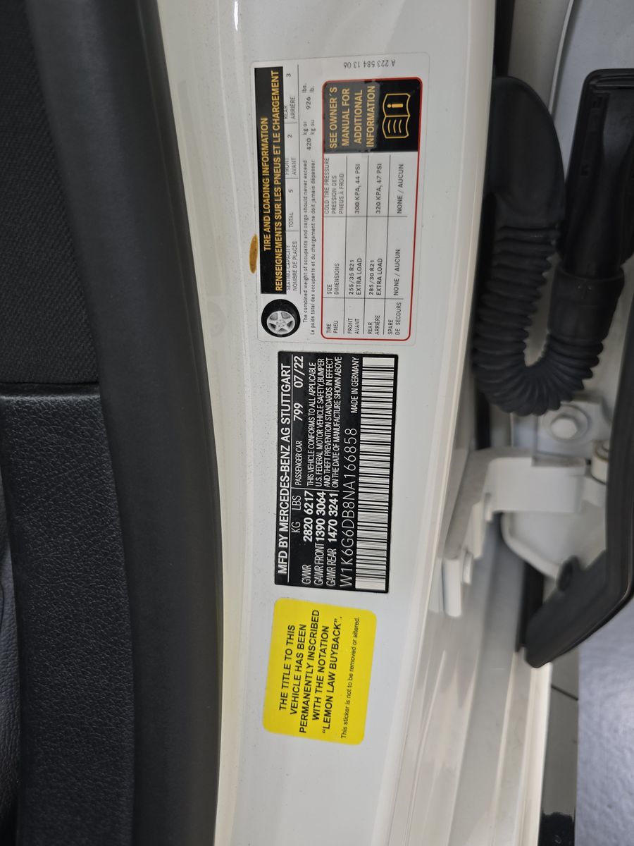 2022 Mercedes-Benz S-Class S 500 AWD