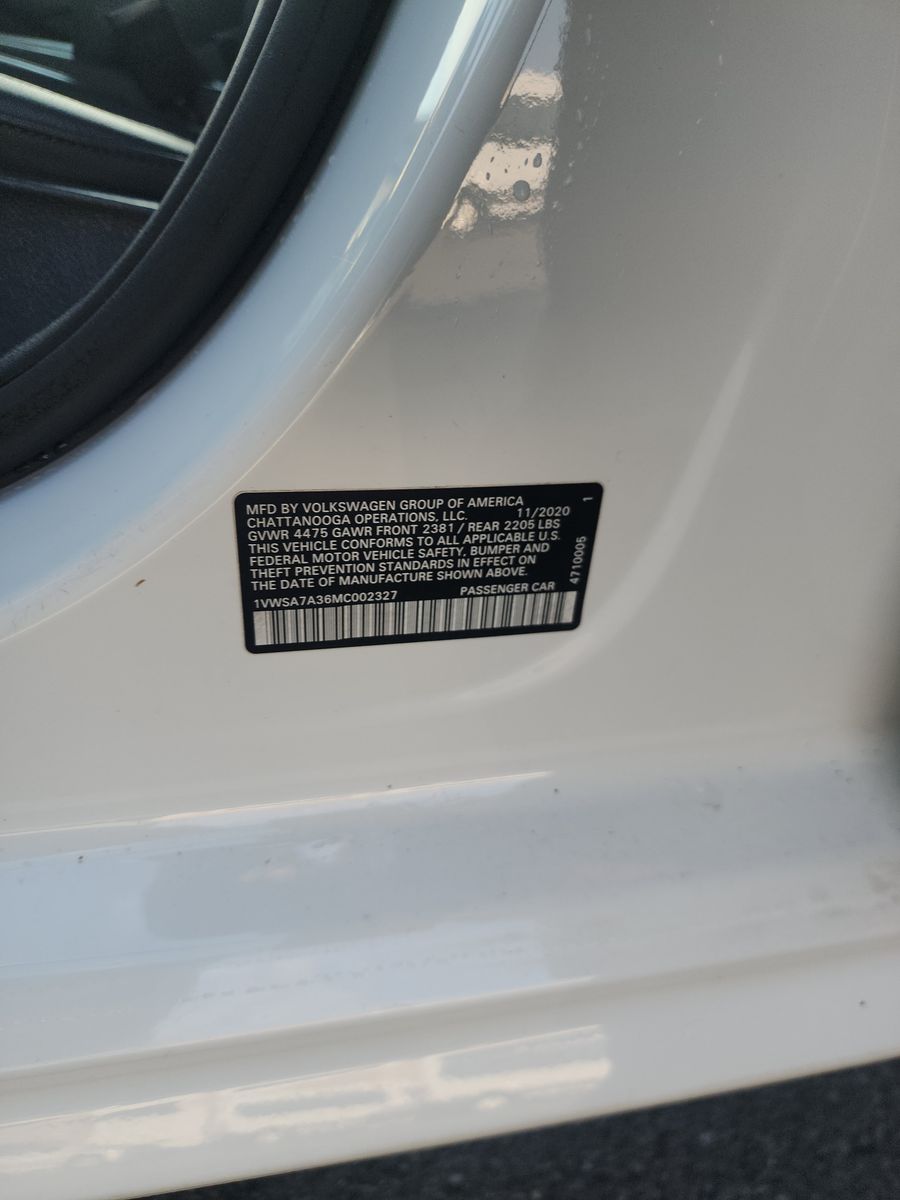 2021 Volkswagen Passat 2.0T SE FWD