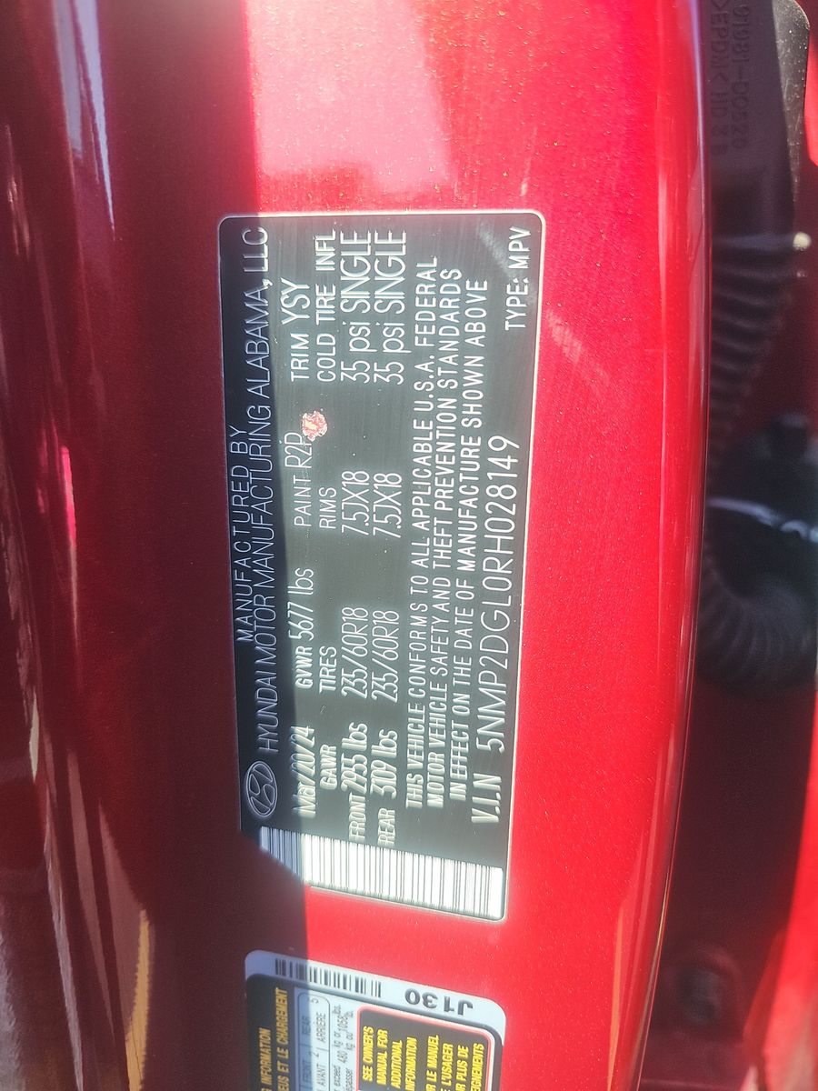 2024 Hyundai Santa Fe SEL AWD