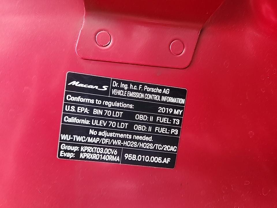 2019 Porsche Macan S AWD