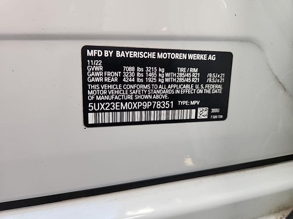 2023 BMW X7 xDrive40i AWD