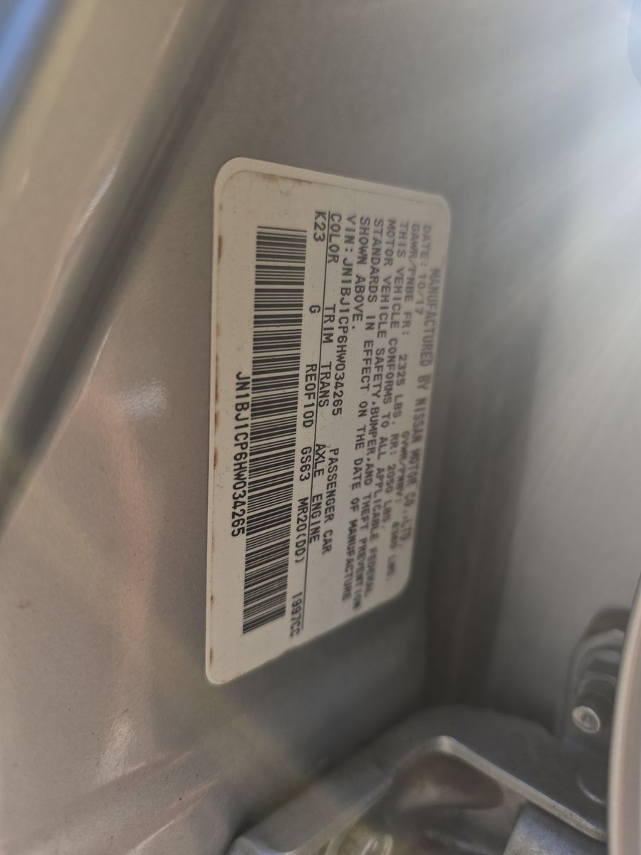 2017 Nissan Rogue Sport S FWD