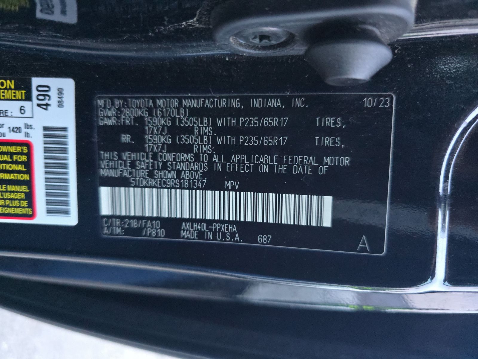 2024 Toyota Sienna LE FWD