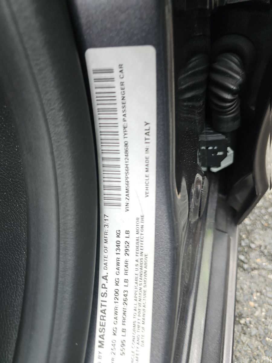 2017 Maserati Quattroporte GTS GranSport FWD