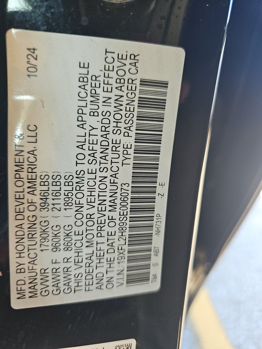 2025 Honda Civic Sport FWD