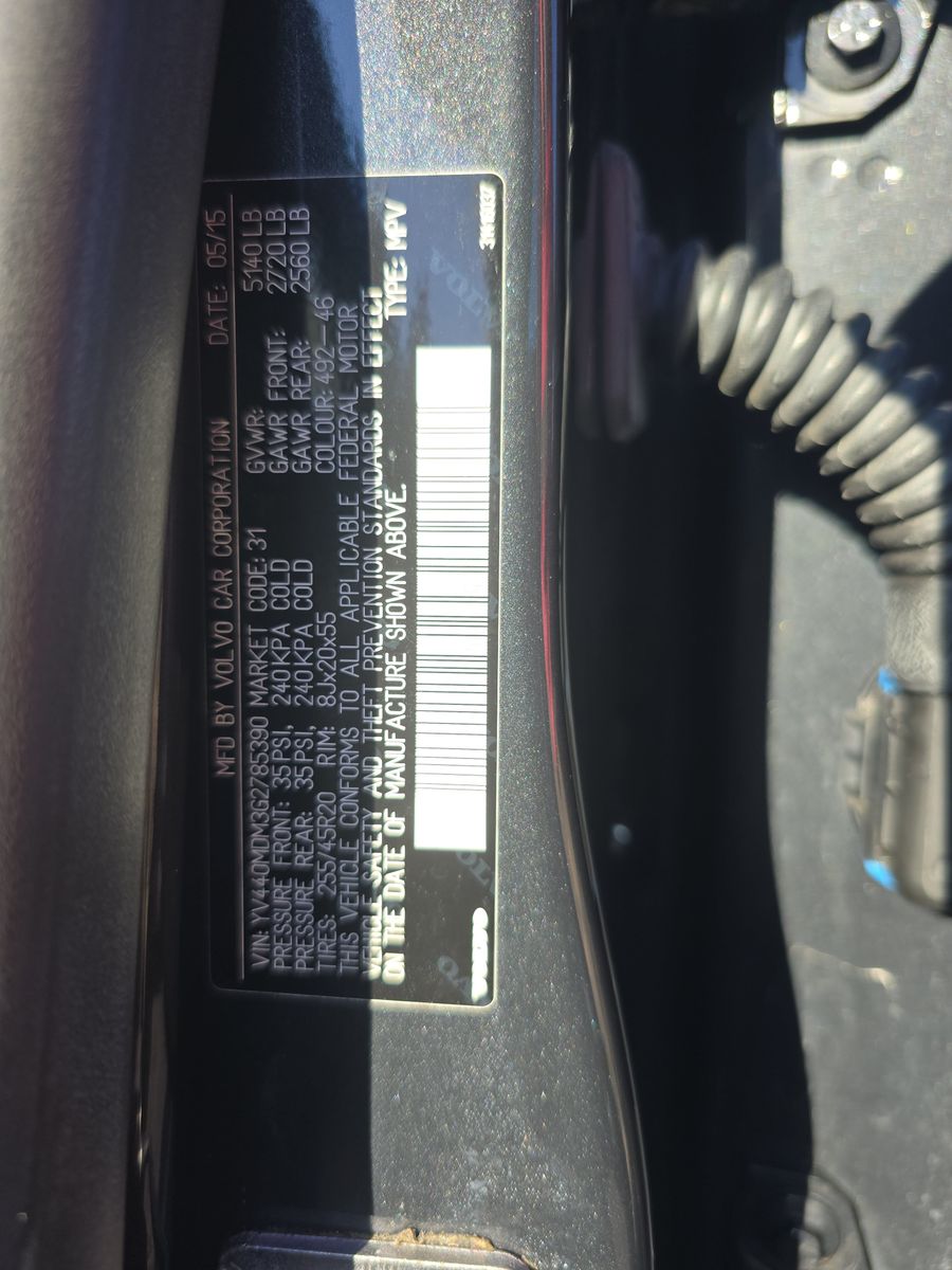 2016 Volvo XC60 T5 Platinum FWD