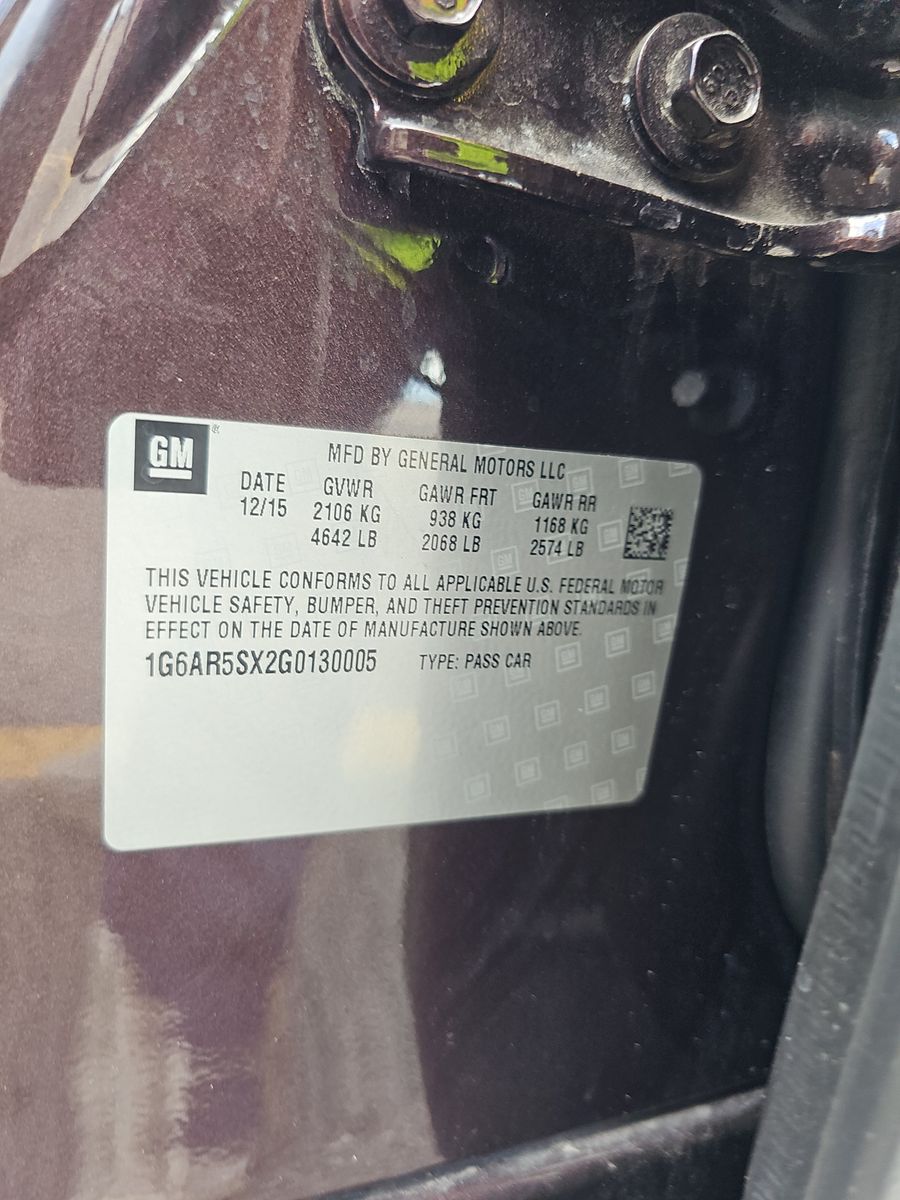 2016 Cadillac CTS Luxury RWD