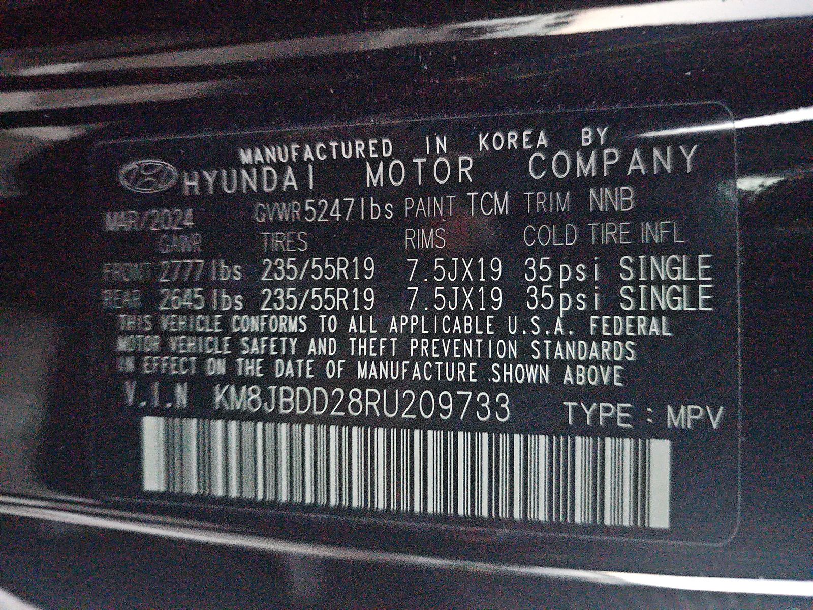 2024 Hyundai Tucson Plug-In Hybrid SEL AWD