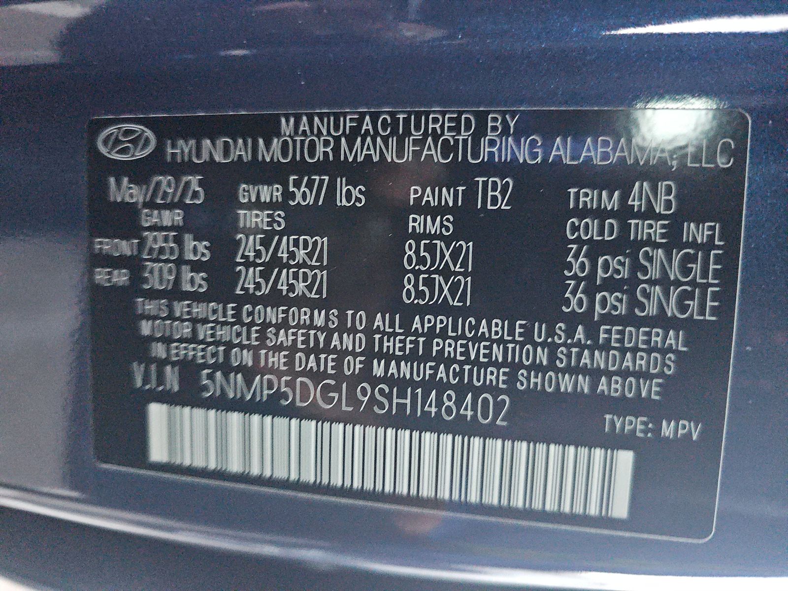 2025 Hyundai Santa Fe Calligraphy AWD