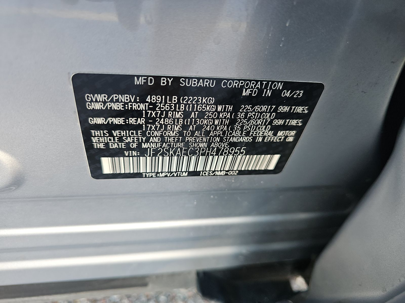 2023 Subaru Forester Premium AWD