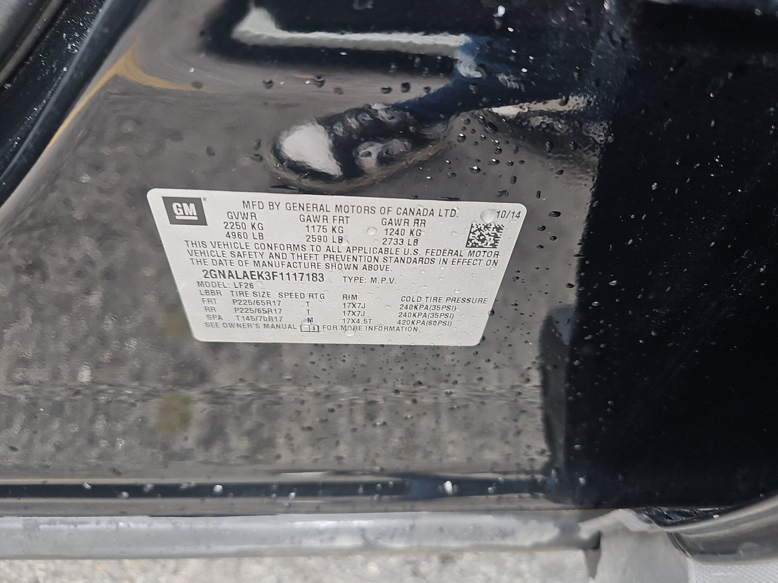 2015 Chevrolet Equinox LS FWD