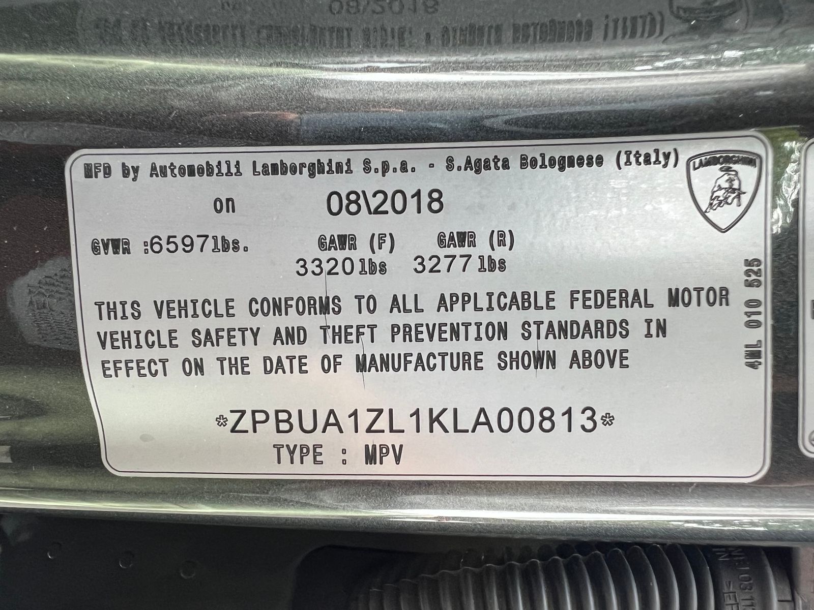 2019 Lamborghini Urus Base AWD