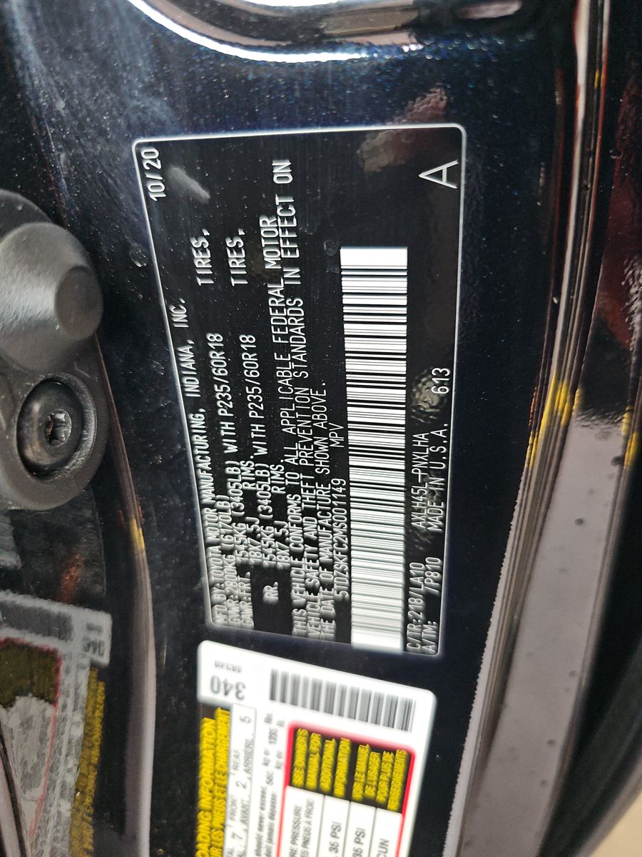 2021 Toyota Sienna Limited AWD