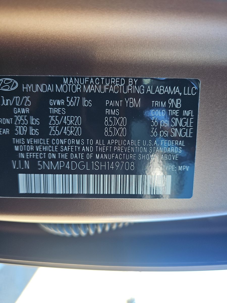 2025 Hyundai Santa Fe Limited AWD