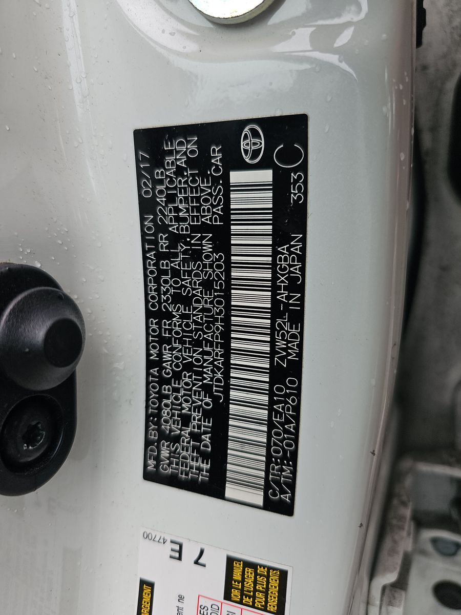 2017 Toyota Prius Prime Advanced FWD