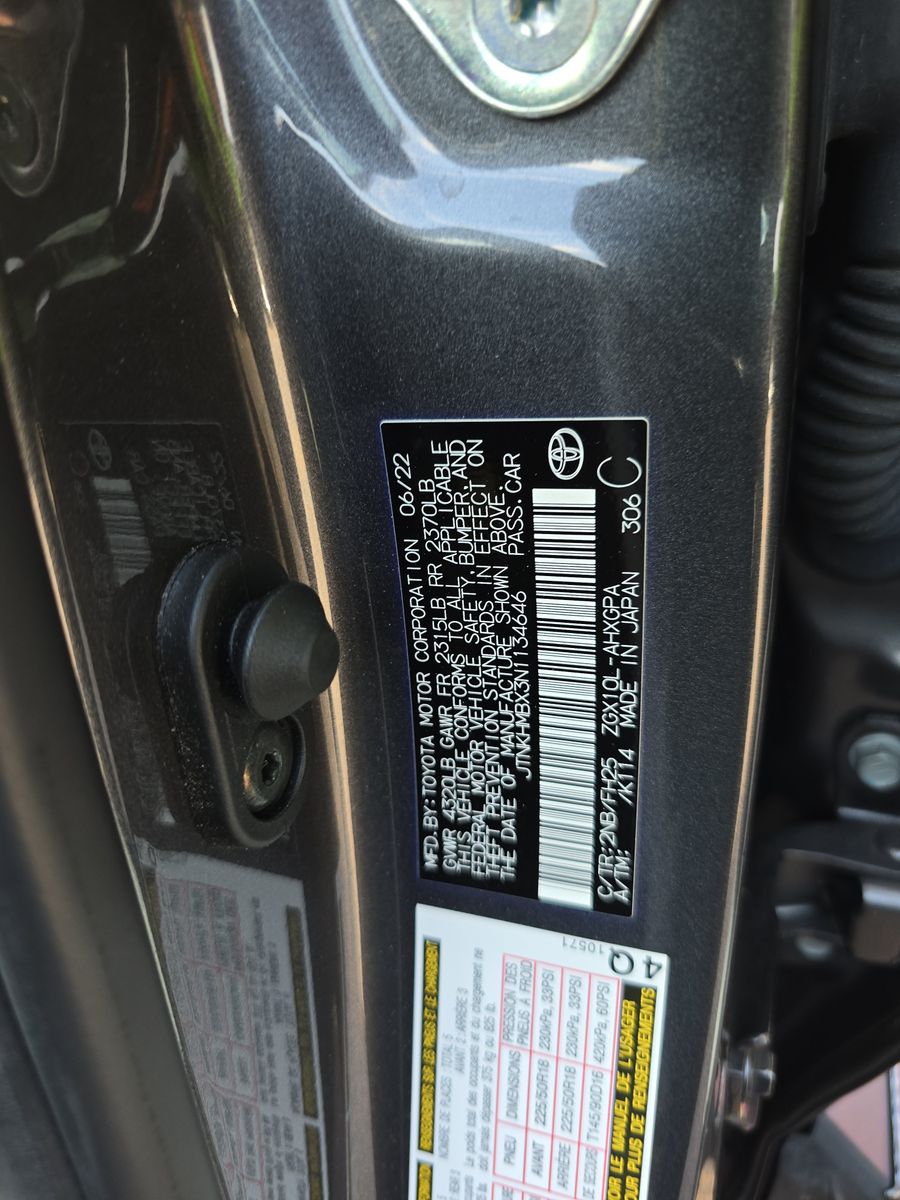 2022 Toyota C-HR Nightshade FWD