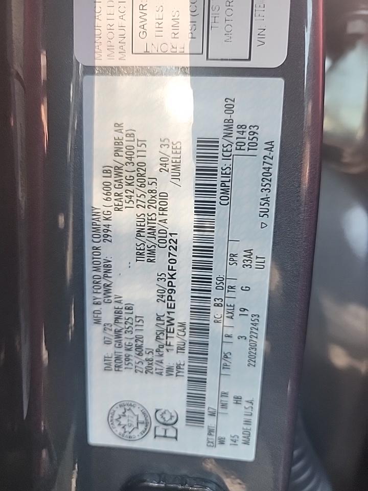 2023 Ford F-150 Lariat AWD