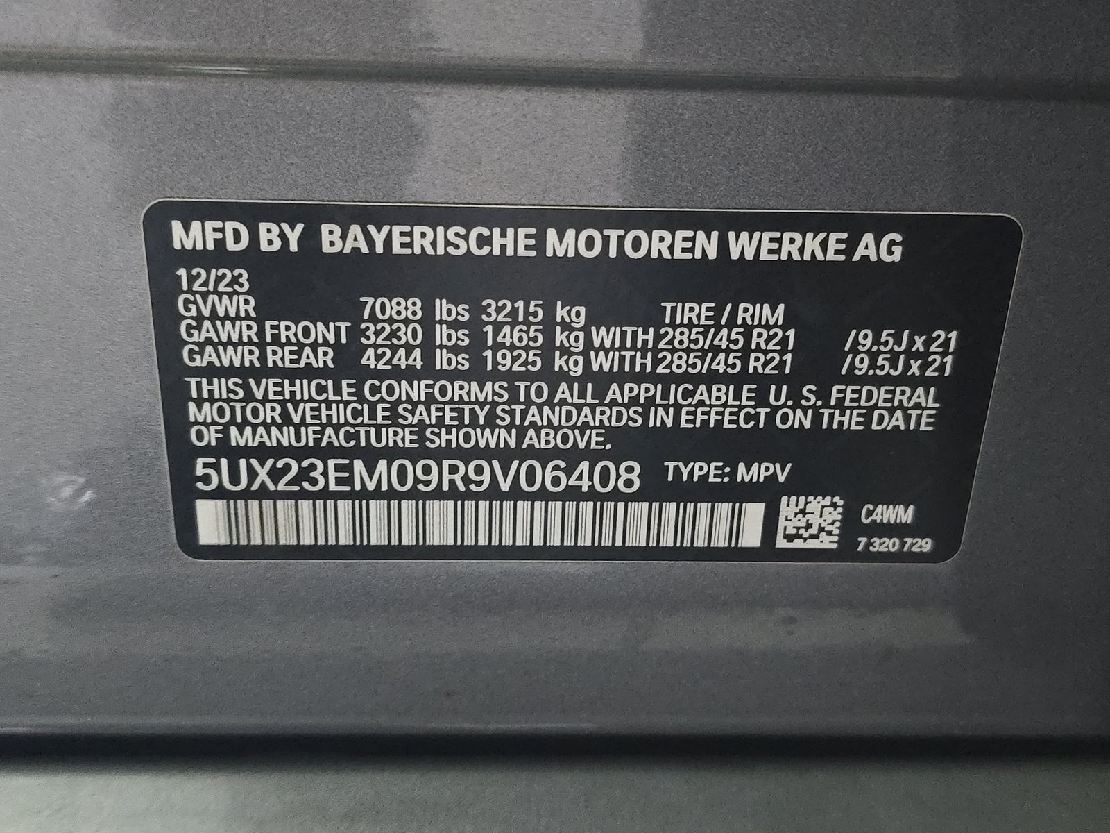 2024 BMW X7 xDrive40i AWD