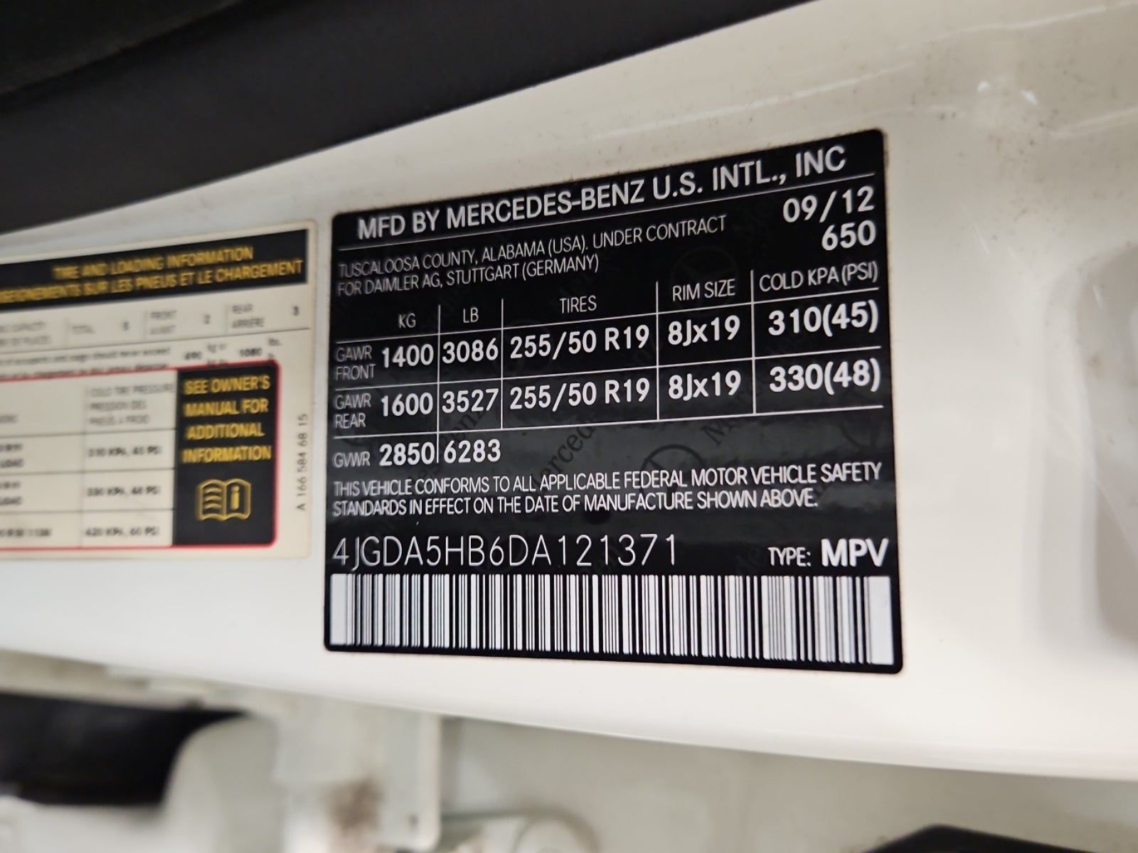 2013 Mercedes-Benz M-Class ML 350 AWD