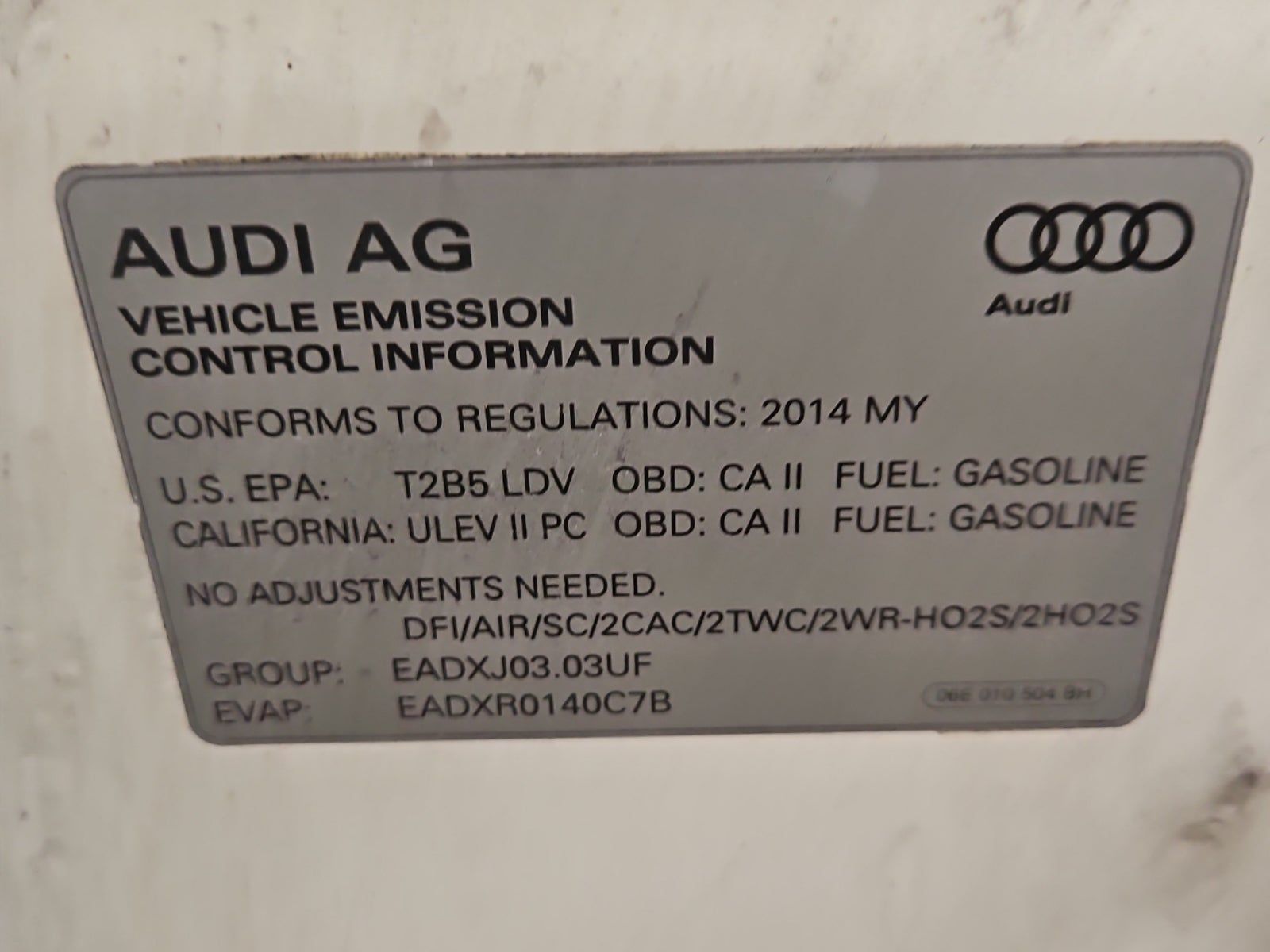 2014 Audi A6 3.0T Prestige AWD