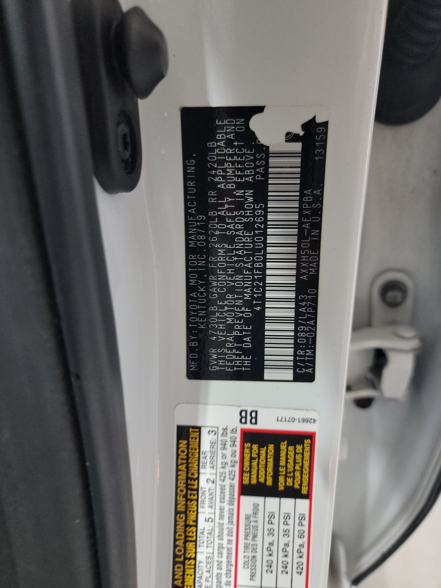 2020 Toyota Avalon Hybrid Limited FWD