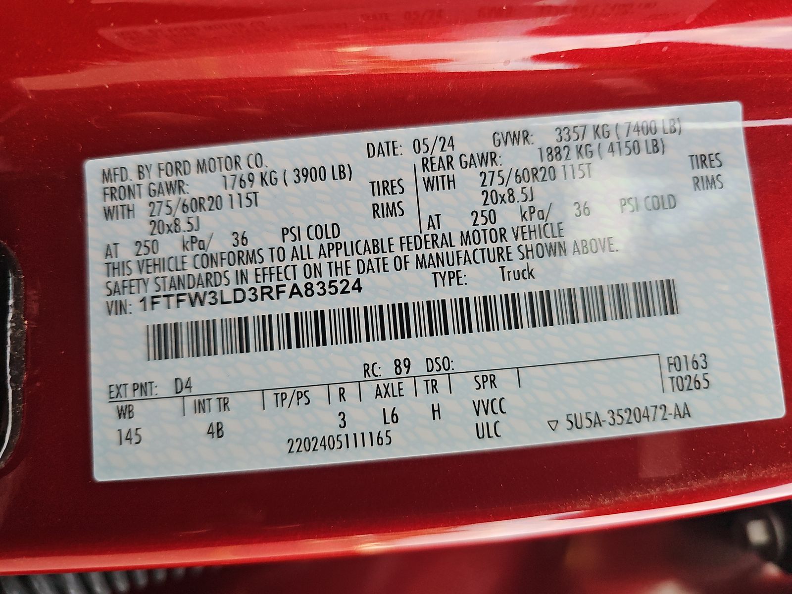 2024 Ford F-150 Hybrid XLT AWD