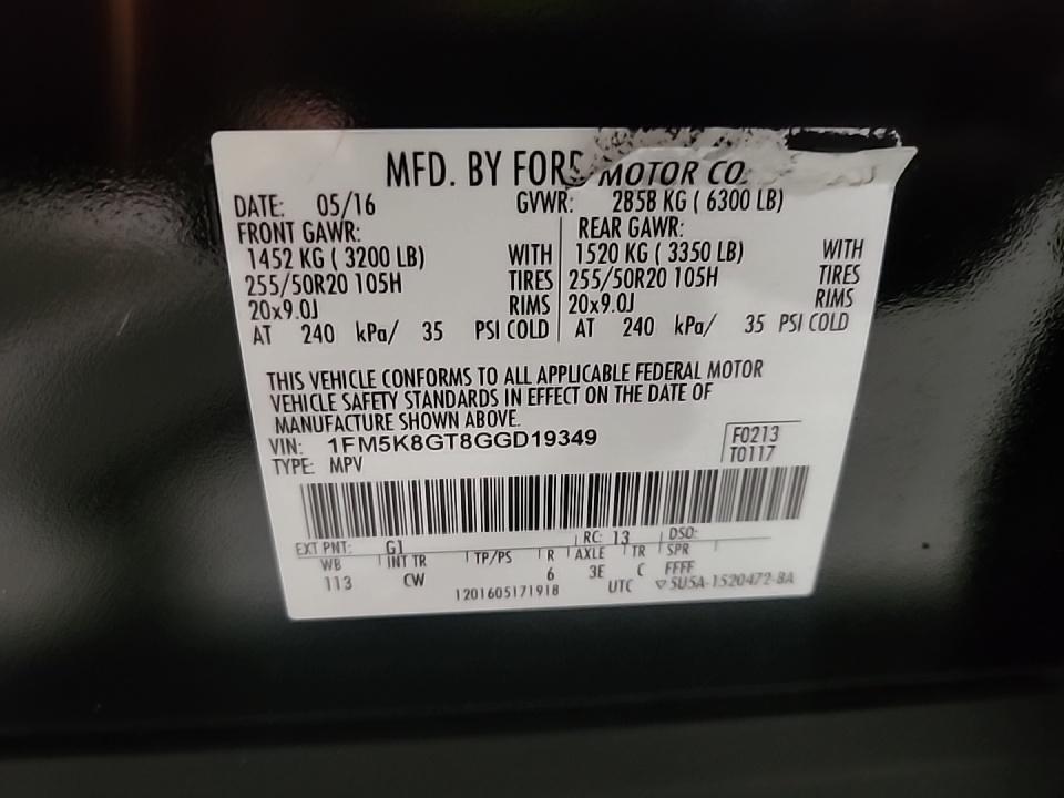 2016 Ford Explorer Sport AWD