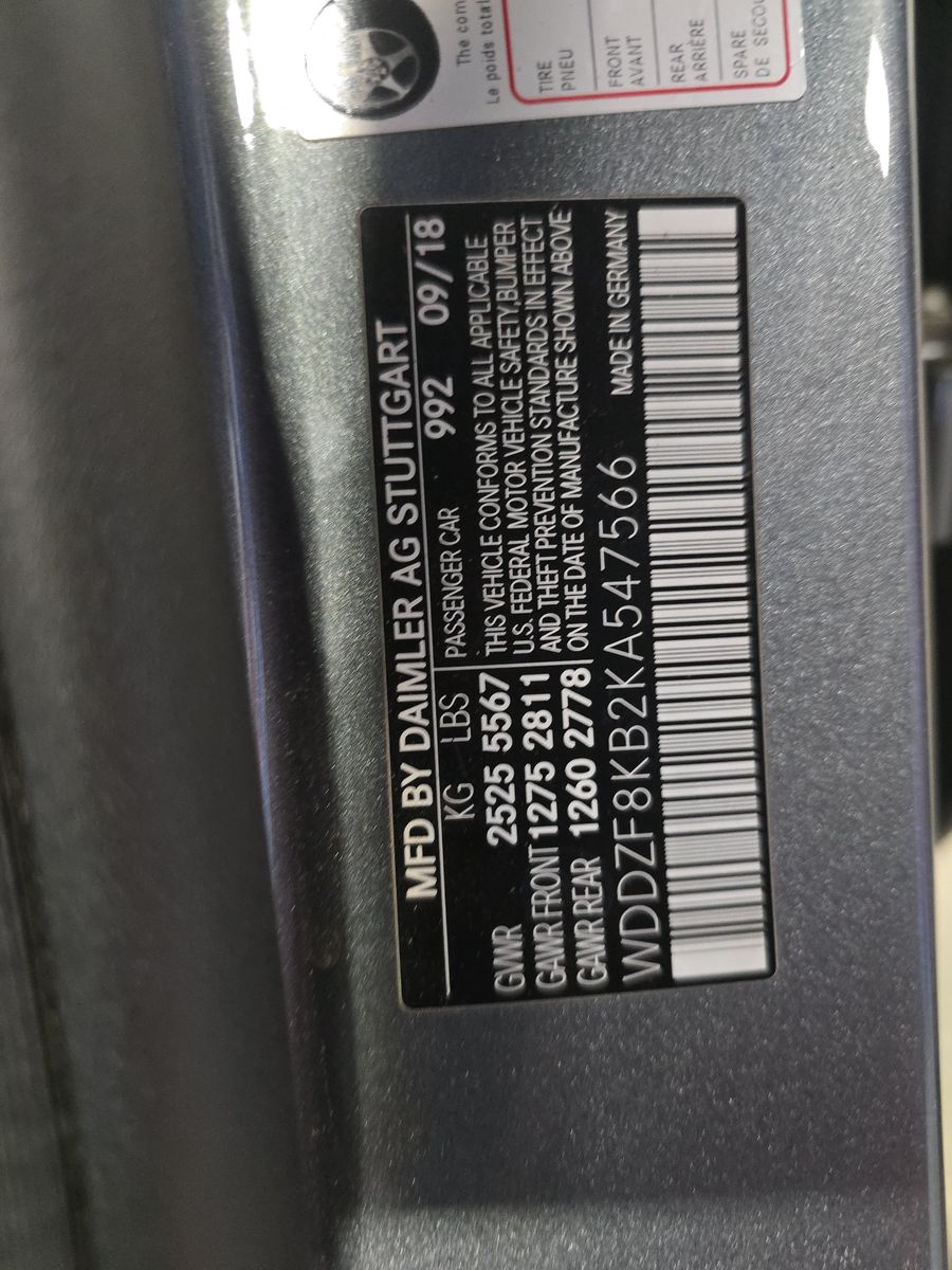 2019 Mercedes-Benz E-Class AMG E 63 S AWD